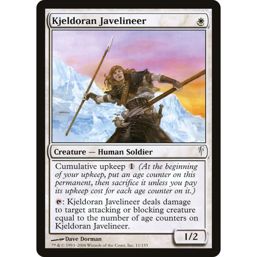 Kjeldoran Javelineer (CSP-011) Foil - Single