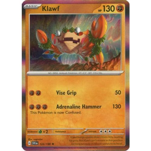 Klawf - 122/198 (122) Rare Reverse Holofoil - Single