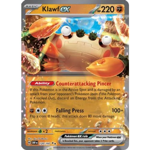 Klawf ex (120/197) Double Rare - Single