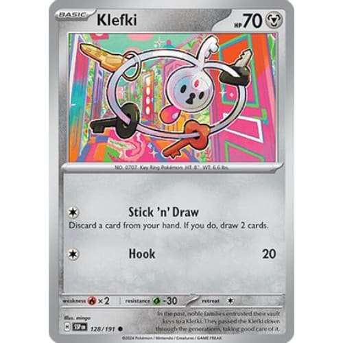 Klefki (128) Common Reverse Holofoil - Single