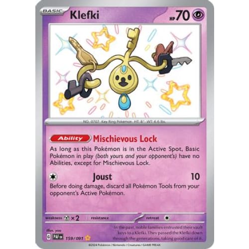 Klefki (159) Shiny Rare Holofoil - Single