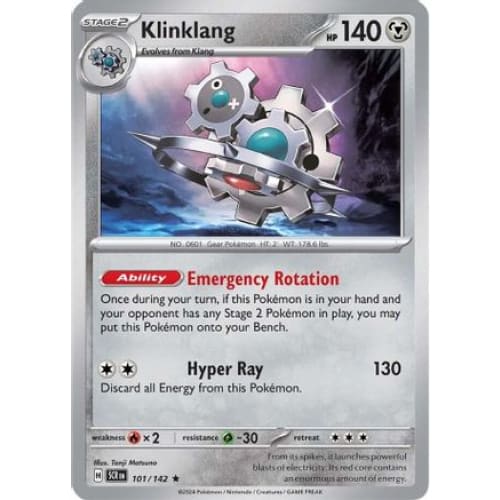 Klinklang (101) Rare Classic Reverse Holofoil - Single