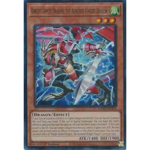 Knight Armed Dragon the Armored - MP25-EN213 Ultra Rare 1st