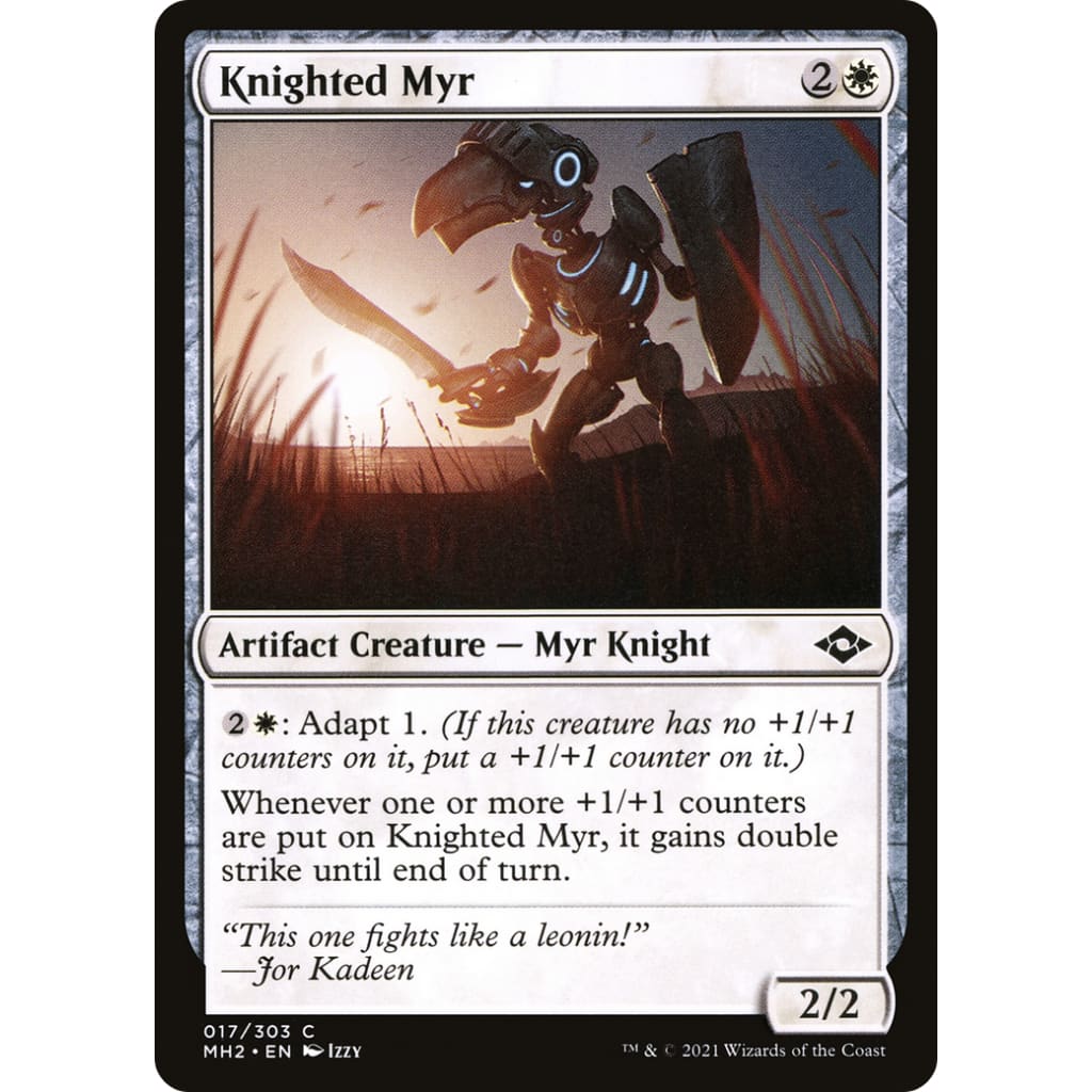 Knighted Myr (MH2-017) Foil - Single