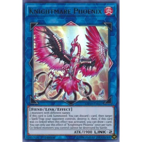 Knightmare Phoenix (MP19-EN027) Ultra Rare 1st Edition