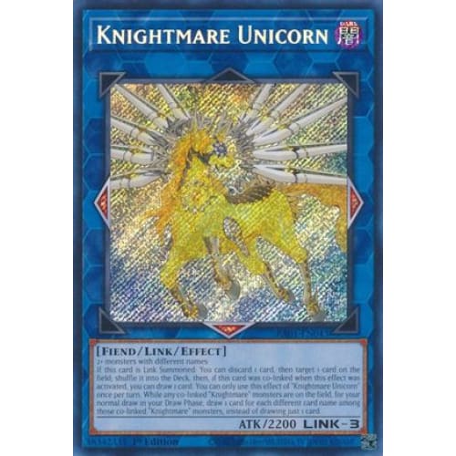 Knightmare Unicorn (Secret Rare) - RA01-EN043 Secret Rare