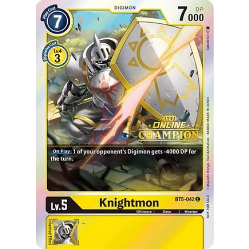 Knightmon - BT5-042 (2021 Championship Online Regional)