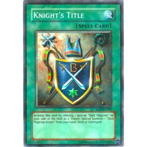 Knight’s Title (Reshef of Destruction) (Super Rare)