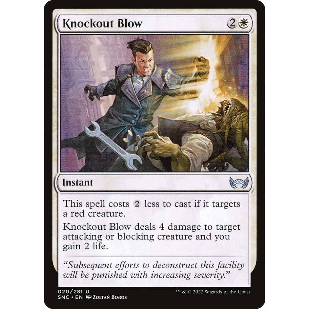 Knockout Blow (SNC-020) Foil - Single