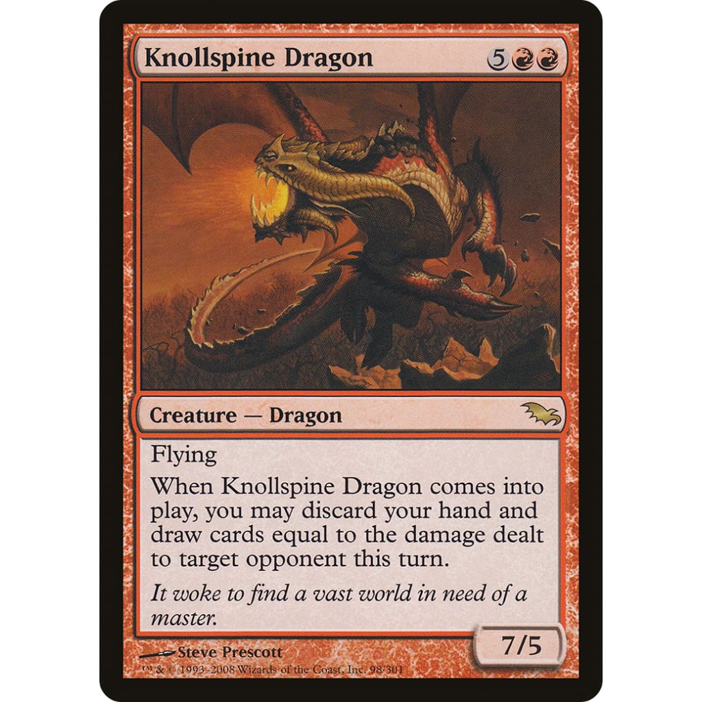 Knollspine Dragon (SHM-098) - Single