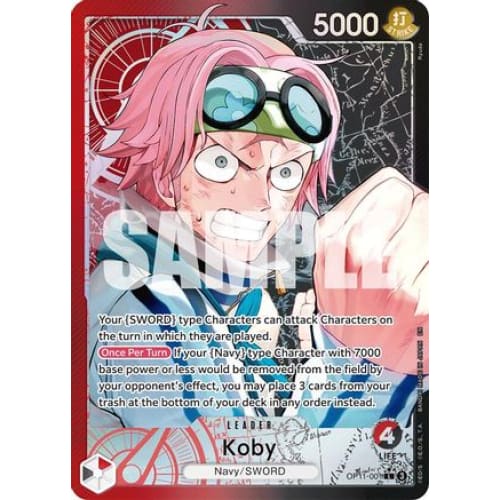 Koby (001) (Alternate Art) OP11-001 L A Fist of Divine