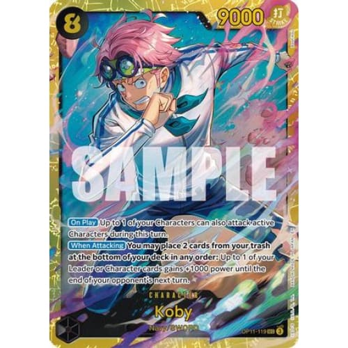 Koby (119) OP11-119 SEC A Fist of Divine Speed Foil - Single