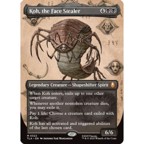 Koh the Face Stealer (Borderless) (TLA-322) Foil - Single