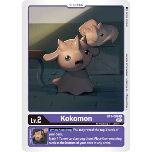 Kokomon - BT7-006 - Uncommon - Single