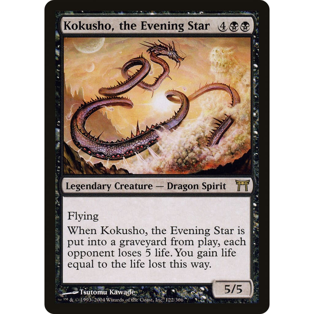 Kokusho the Evening Star (CHK-122) Foil - Single