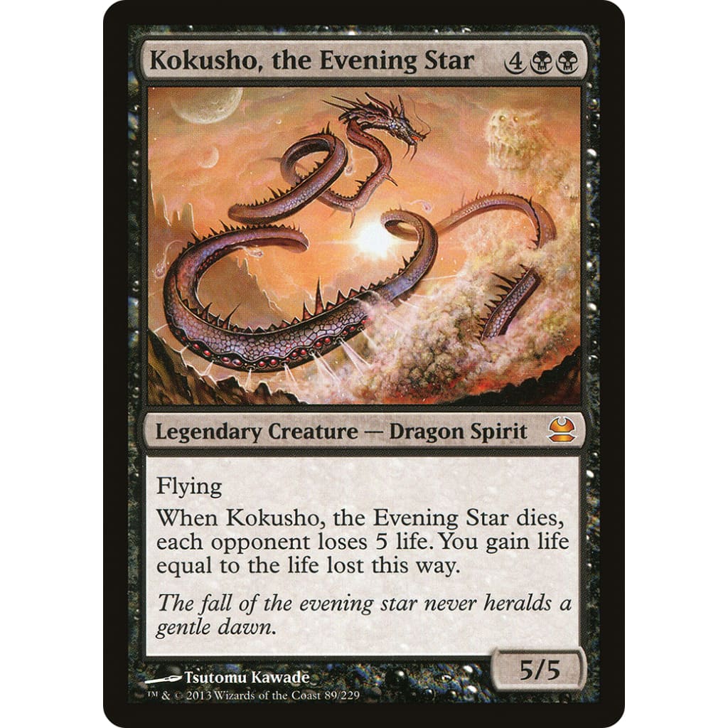 Kokusho the Evening Star (MMA-089) Foil - Single