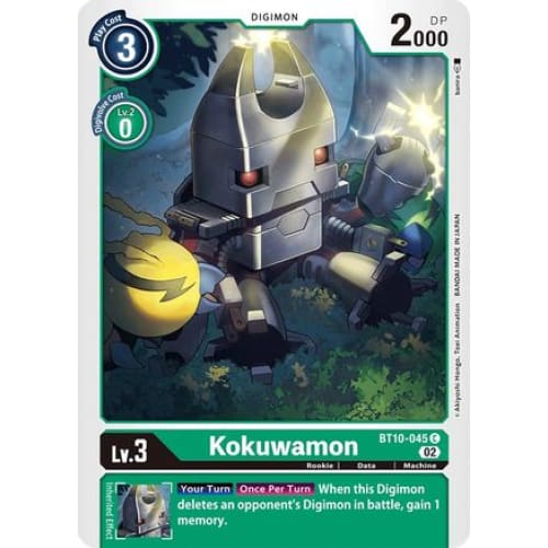 Kokuwamon - BT10-045 - Common - Single