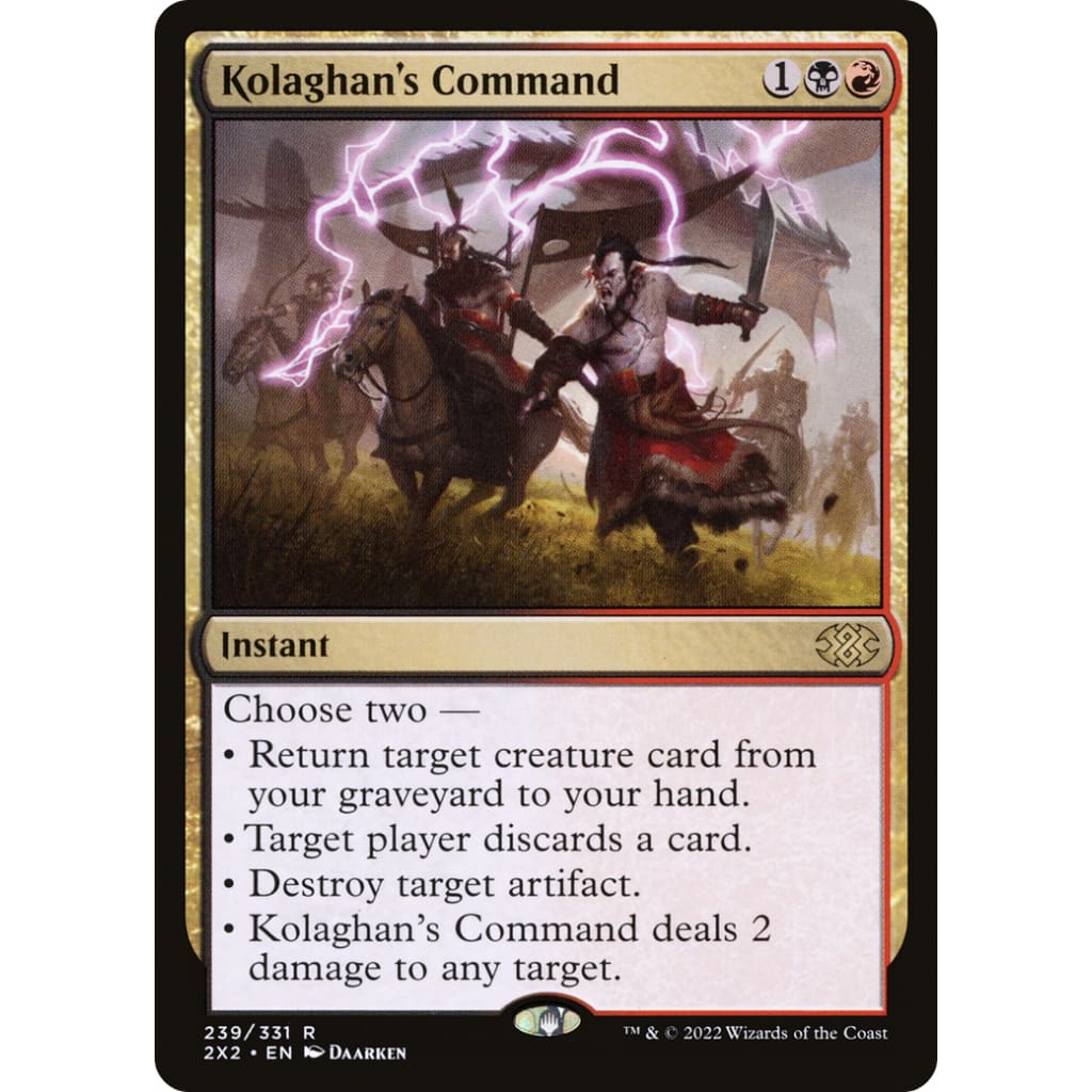 Kolaghan’s Command (2X2-239) Foil - Single