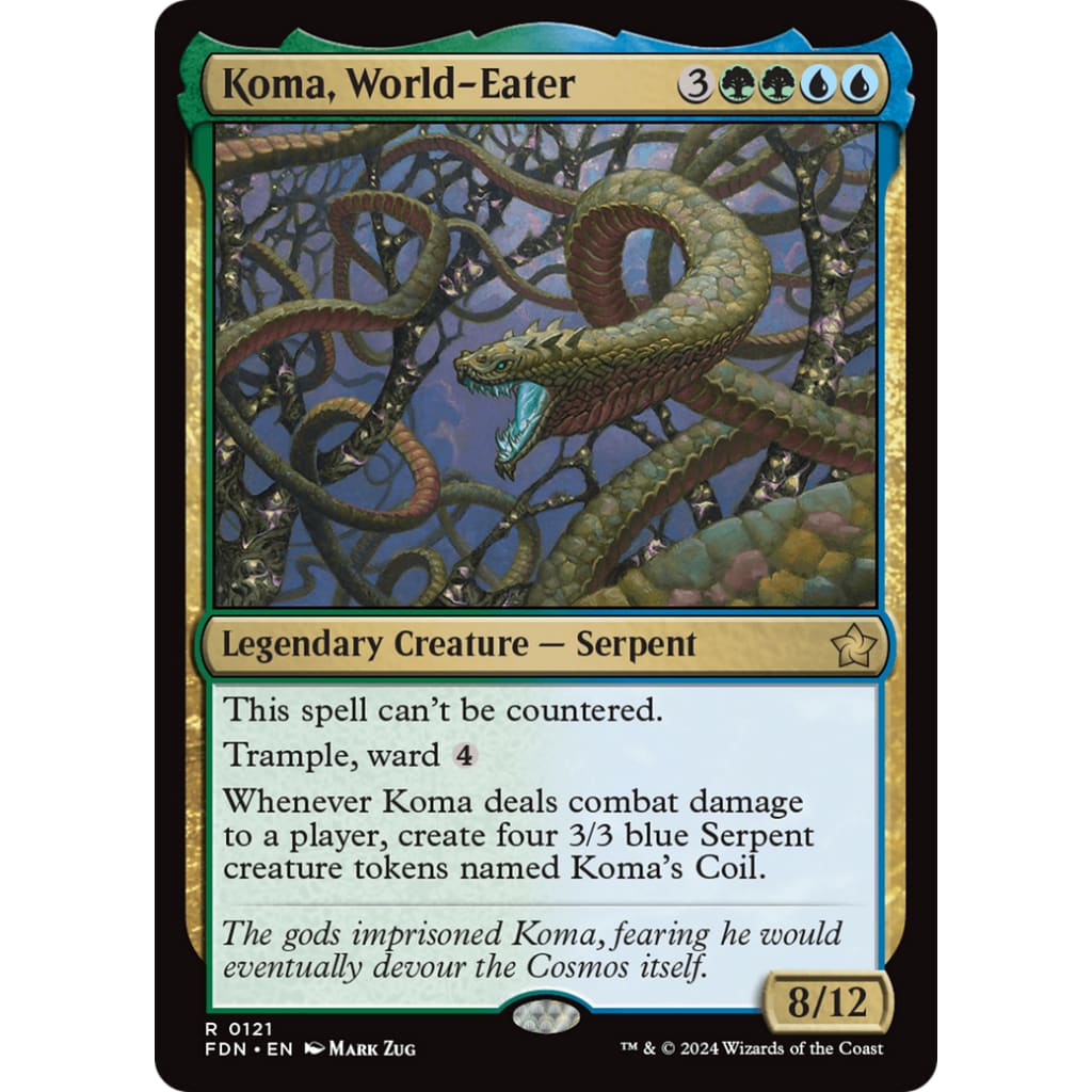 Koma World-Eater (FDN-121) Foil - Single