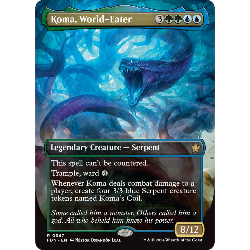 Koma World-Eater (FDN-347) (Borderless) - Single