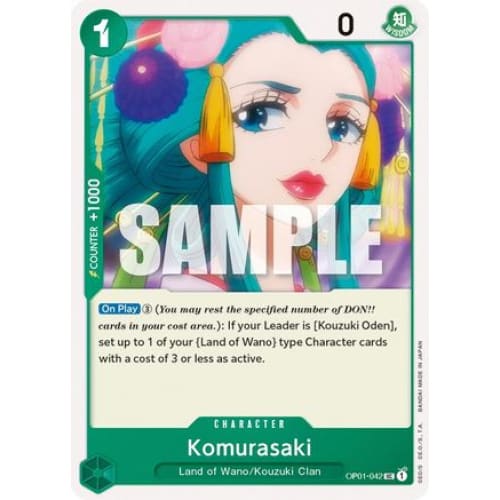 Komurasaki OP01-042 UC Romance Dawn - Single