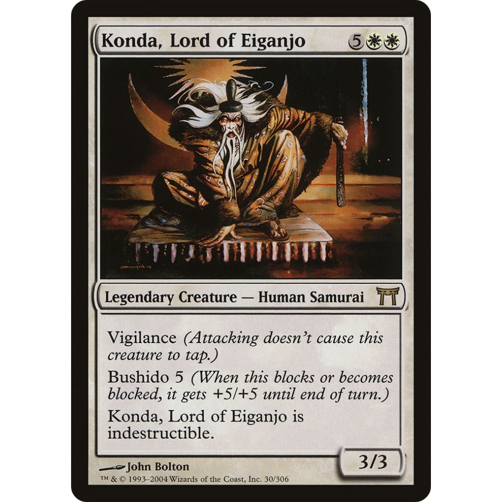 Konda Lord of Eiganjo (CHK-030) Foil - Single