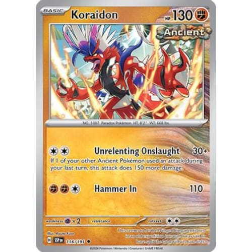 Koraidon (116) Uncommon - Single