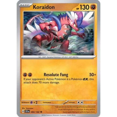 Koraidon (90) Uncommon Reverse Holofoil - Single
