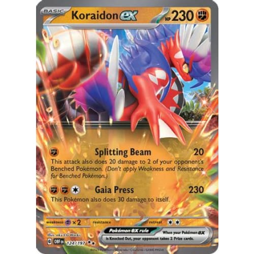 Koraidon ex (124/197) Double Rare - Single