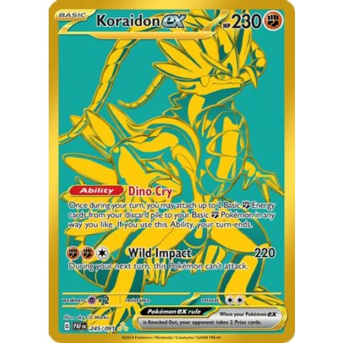 Koraidon ex (245) Hyper Rare Holofoil - Single