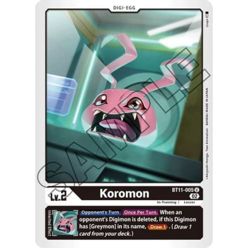 Koromon - BT11-005 - Uncommon - Single