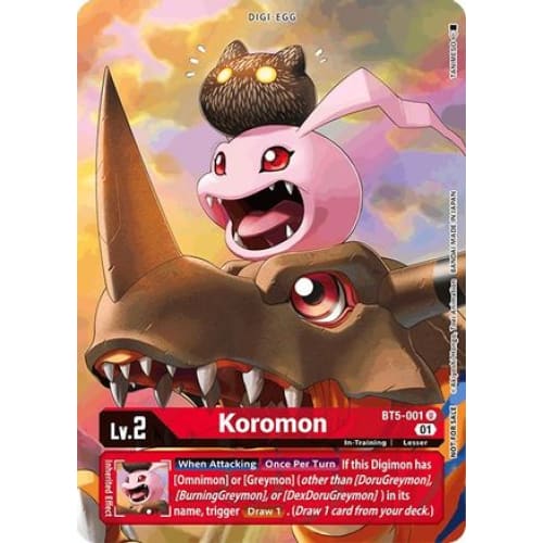 Koromon - BT5-001 (Premier TO Event June 2021) (BT5-001 U)