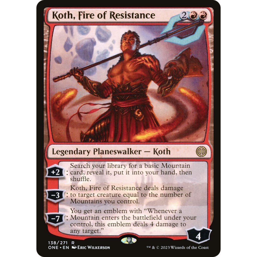 Koth Fire of Resistance (ONE-138) - Single