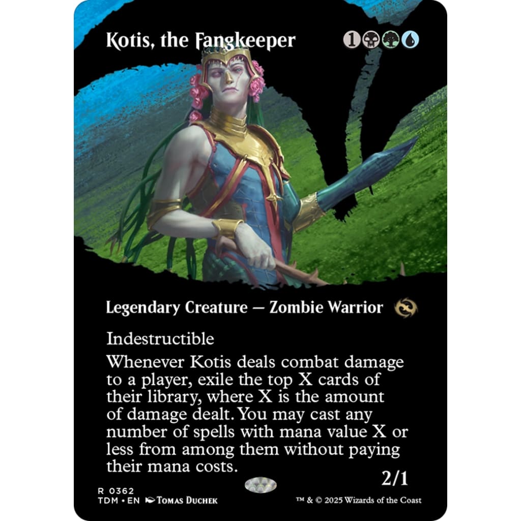 Kotis the Fangkeeper (TDM-362): (Showcase) (Borderless)