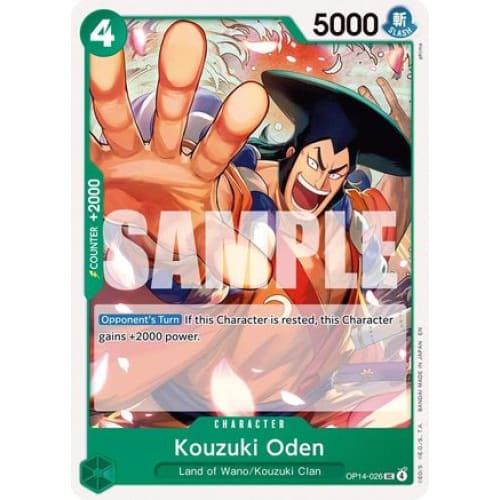 Kouzuki Oden OP14-026 UC The Azure Sea’s Seven - Single