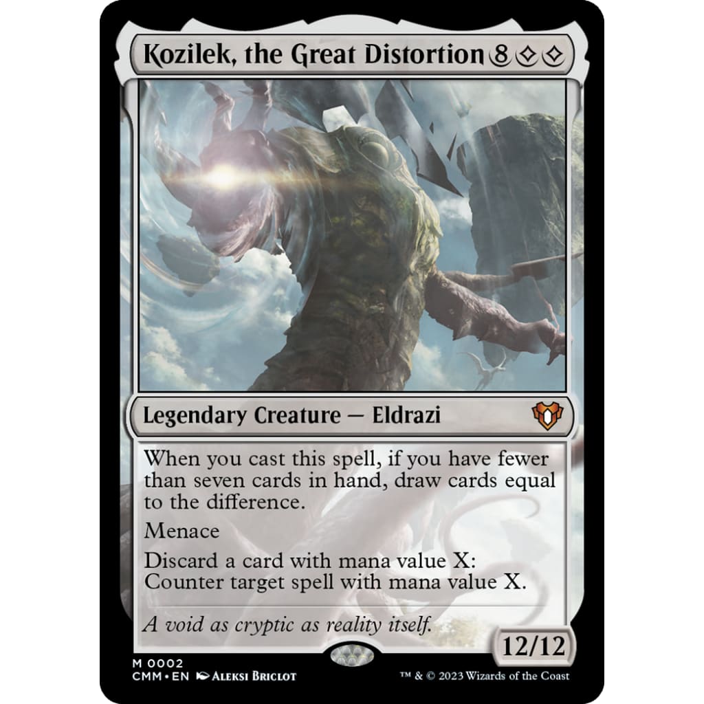 Kozilek the Great Distortion (CMM-002) - Single