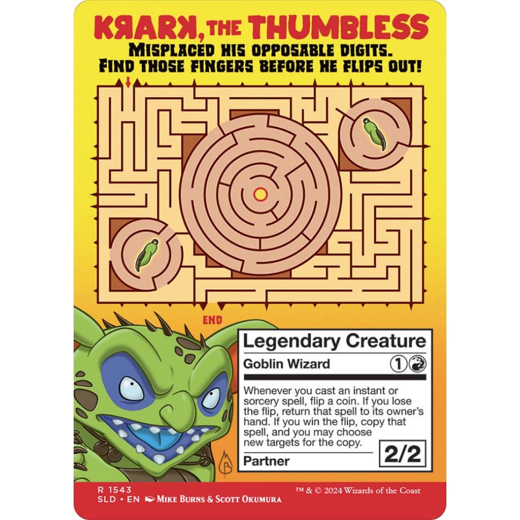 Krark the Thumbless // (SLD-1543) - Single