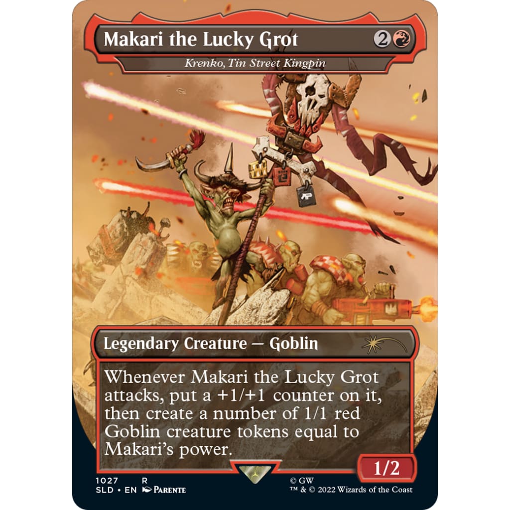 Krenko Tin Street Kingpin / Makari the Lucky Grot