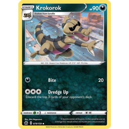 Krokorok (079) Uncommon Reverse Holofoil - Single