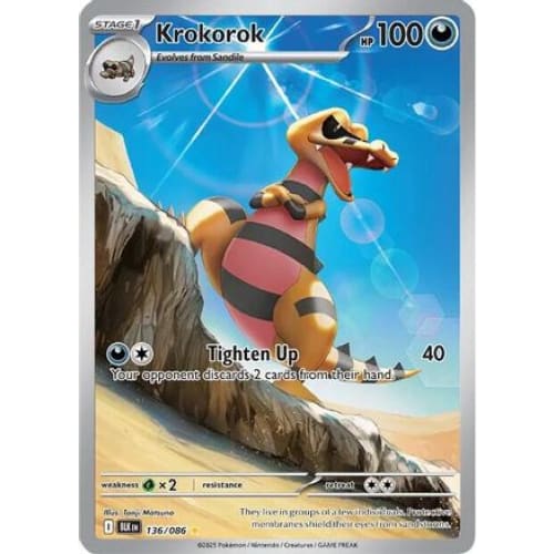 Krokorok - 136/086 (136) Illustration Rare Holofoil - Single
