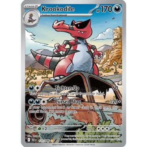 Krookodile - 137/086 (137) Illustration Rare Holofoil