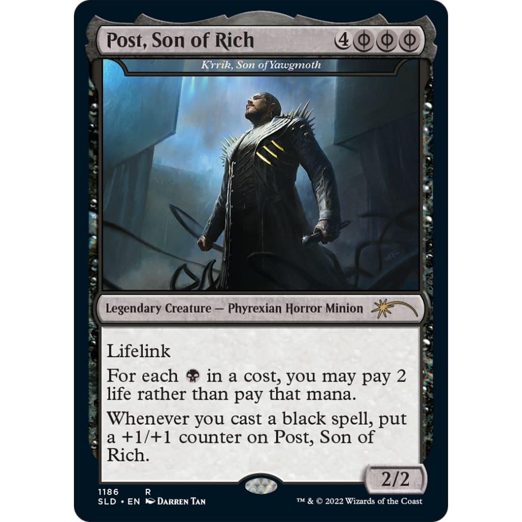 K’rrik Son of Yawgmoth // Post Rich (SLD-1186) - Single