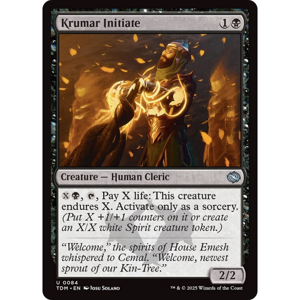 Krumar Initiate (TDM-084) - Single