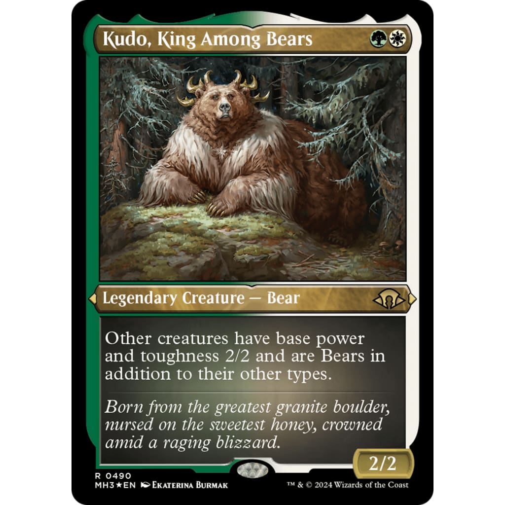 Kudo King Among Bears (MH3-490) Etched Foil - Single