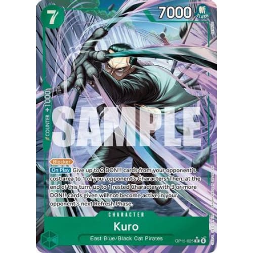 Kuro (Alternate Art) OP15-025 R Adventure on Kami’s Island