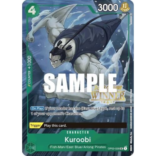 Kuroobi (Offline Regional 2023) [Winner] OP03-026 PR