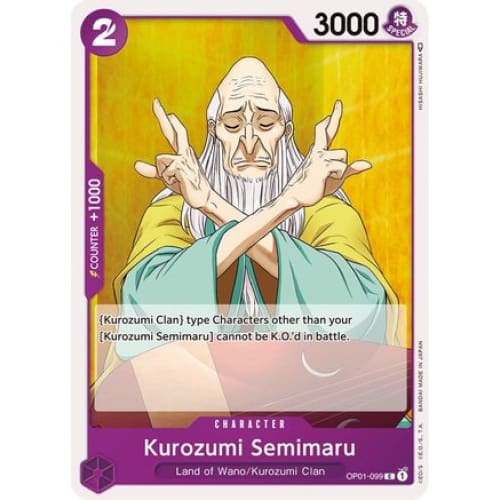 Kurozumi Semimaru OP01-099 C Romance Dawn - Single