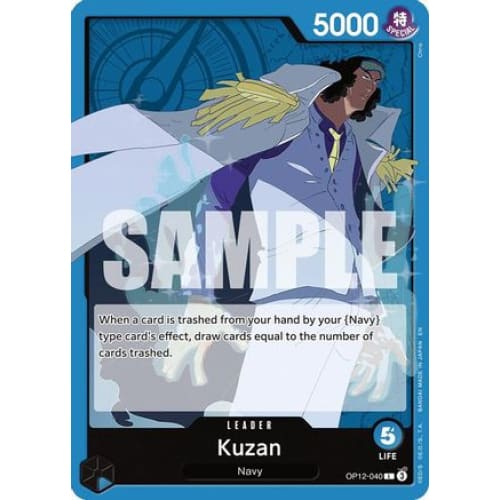 Kuzan (040) OP12-040 L Legacy of the Master - Single