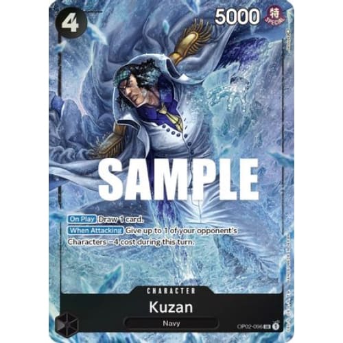 Kuzan (096) (Alternate Art) OP02-096 SR Paramount War Foil