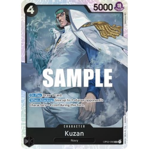 Kuzan (096) OP02-096 SR Paramount War Foil - Single